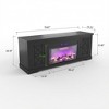 70" Fireplace TV Stand with 36" Electric Fireplace, Modern Entertainment Center & Media Console for TVs Up to 80", Storage Cabinet for Living Room - 4 of 4
