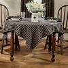 Park Designs Black Sturbridge Plaid Tablecloth 54"L - 2 of 3
