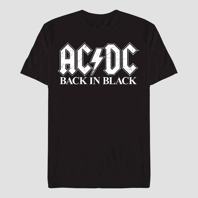 Men's Epic Rights ACDC Short Sleeve Graphic T-Shirt - Black, 1 of 5