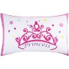 Everyday Kids 2-Pack Standard Pillowcases 20x26” - Soft Breathable Microfiber - Toddler Little Girl Twin/Full Bed - Princess Design - 3 of 4