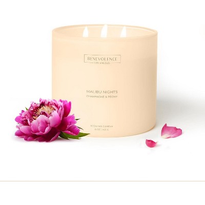Benevolence LA Malibu Nights Scented Candle 15oz 50-Hour Burn