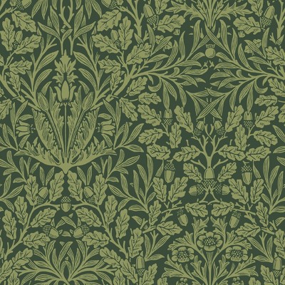 William Morris Acorn Garden Green Wallpaper