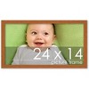 PosterPalooza | Modernist Brown Picture Frame - UV Acrylic, Backing Board, Hanging Hardware Included - 2 of 4