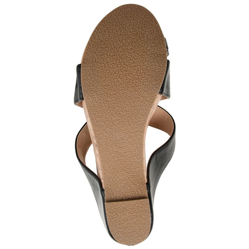 Journee Collection Womens Rayna Tru Comfort Foam Wedge Heel Slip On Sandals, 6 of 11