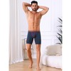 INSPIRE CHIC Men's Open Pouch Elastic Waist Color Block Boxer Briefs - 4 of 4