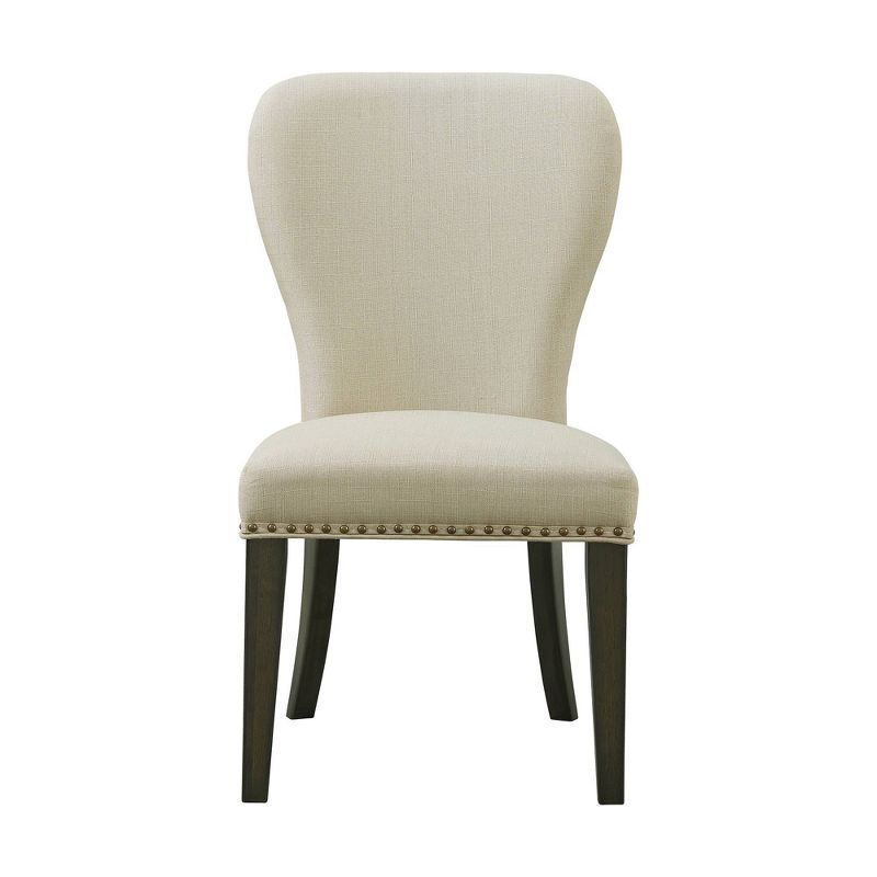 Set of 2 Savoy Upholstered Dining Armless Chairs - Alaterre Furniture, 5 of 20