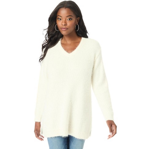 Target white shops sweater