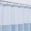 Textured Waffle Weave Shower Curtain with Snap In Liner and 12 Hooks - 2 of 4