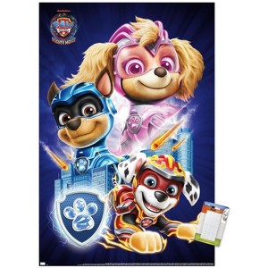 Trends International Paw Patrol: The Mighty Movie - Group Unframed Wall Poster Prints - 1 of 4