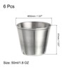 Unique Bargains Stainless Steel Wedding Party Shatterproof Reusable Cocktail Mugs 6 Pcs - 2 of 4