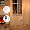 Romswi 4ft & 6ft & 8ft LED Birch Tree Set, with Warm White Lights for Outdoor Indoor Christmas & Wedding Decor (3 Sizes Pack) - 4 of 4