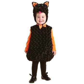 Underwraps Costumes Belly Babies Black Cat Costume Toddler