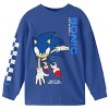 Sonic The Hedgehog Life In The Fast Lane Character Art Boy’s 3-Pack Crew Neck Long Sleeve Shirts - 3 of 4