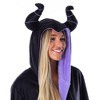Disney Villains Women's Maleficent Costume Fleece Plush Robe Bathrobe - 2 of 4