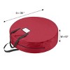 Tiny Tim Totes 36" Wreath Storage Bag Red - image 4 of 4