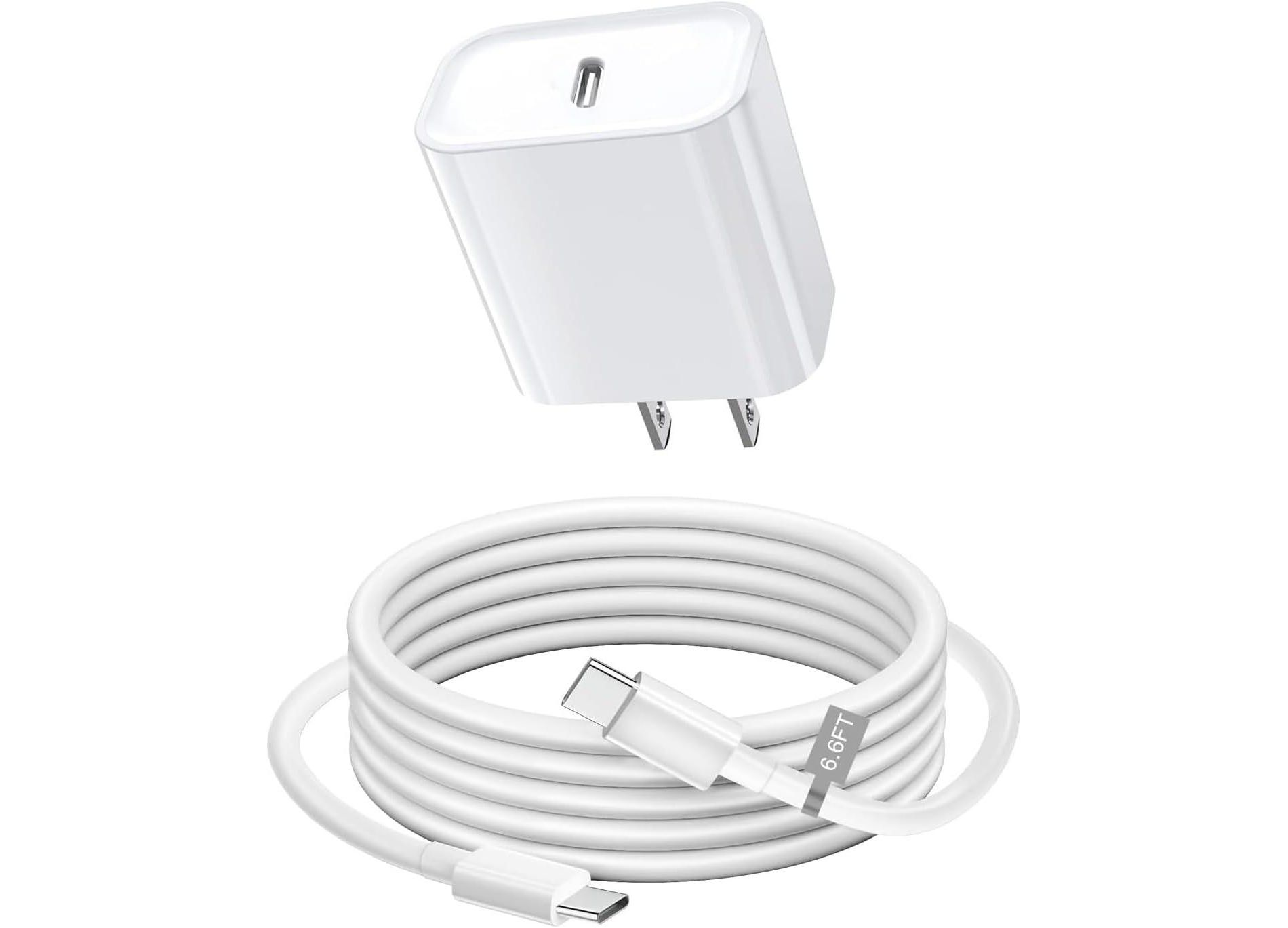 Charge for iPhone 16/15 Charger, Fast Charging iPhone 16/15 Type C Wall Charger Adapter USB C Charger Block 6FT USB-C to C Cable for iPhone, Samsung