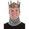 HalloweenCostumes.com    King Arthur Hood with Crown, Gray/Orange - 3 of 4