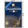 Trends International MLB Houston Astros - 2022 World Series Team Logo Framed Wall Poster Prints - 3 of 4