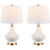 Marlowe Table Lamp (Set of 2) - 24.5 Inch Height - TBL4310 - White - Safavieh - 2 of 4
