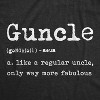 Mens Guncle Definition T Shirt Funny Best Uncle Gay are Proud of Tee For Guys - Crazy Dog Men's T Shirt - 2 of 4