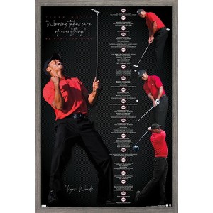 Trends International Tiger Woods - Timeline Framed Wall Poster Prints - 1 of 4