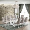 Kings Brand Furniture Elmer Crystal-Tufted Upholstered Fabric Dining Room Chairs, Set of 2 - 2 of 3