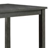 Royal Hampton Counter Height Table with Three Storage Shelves, Gray - 4 of 4