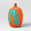 16" Lit Pumpkin Creepy Tree with Timer Full Blow Mold Halloween Decorative Prop - Hyde and EEK! Boutique™ - 3 of 3
