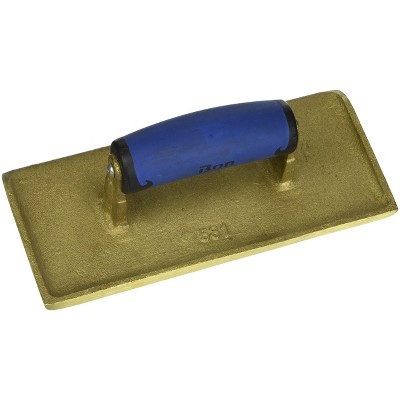 Bon Tool 62-581 Edger - Bronze 9-inch X 4-inch - 1/4-inch Radius X 3/4-inch Lip Comfort Grip Handle