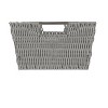 Simplify 3pc Rattan Tote Set with Sterling Silver Handles Gray - image 2 of 4