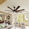 Famapy 72-Inch 8-Blade Smart Ceiling Fan 3-Color LED Light Double-sided Fans 6-Speed +Timer +Reversible Motor  All-Season Fan for Indoor/Outdoor - 3 of 4