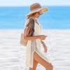Women's Breezy Beachside Crochet Cover Up Dress - Cupshe - 2 of 4