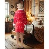 ADR Women's Short Robe, Classic Cozy Plush Robe Woman, Short Fleece Bathrobe - 3 of 3