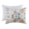4 Pcs Shabby Chic Floral Print Cotton Comforter Set, All Season Gorgeous Home Textile fits Lux Bedroom Decor - 2 of 4