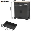 Garvee Modern Sideboard Buffet Cabinet with Adjustable Shelf, 1 Drawer & 2 Doors – Engineered Wood Coffee Bar Console Table - 2 of 4
