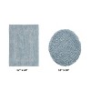 Lux Premium 100% Cotton Tufted Solid Reversible 2 Piece Bath Rug Set – Ultra-Soft, Water-Absorbent, Durable, Machine Washable Bathroom Rug - 2 of 4