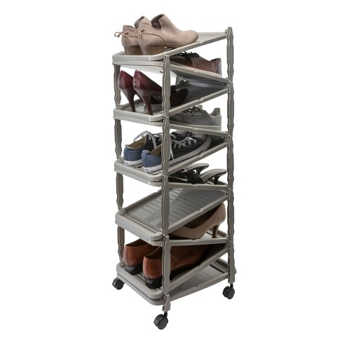 Simplify Collapsible Rolling Shoe Rack Target