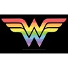 Men's Wonder Woman Rainbow Classic Logo T-Shirt - 2 of 4