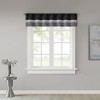 Polyoni Pintuck Light Filtering Striped Window Valance, Lightweight Textured Rod Pocket Top Valance for All Seasons - 3 of 4