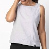Women's In The Mix Linen Cotton Blend Tank - habitat - 2 of 3
