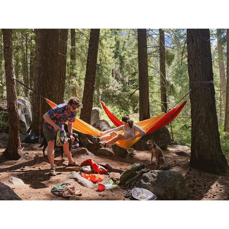Kammok Roo Double Hammock with Stuff Sack | Waterproof Ripstop Nylon, Gear Loops | Lightweight for Camping and Backpacking, 5 of 11
