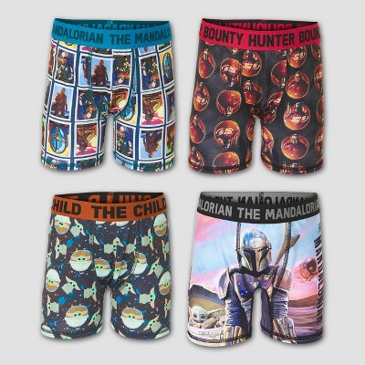 Boys' Star Wars Baby Yoda 4pk Underwear : Target