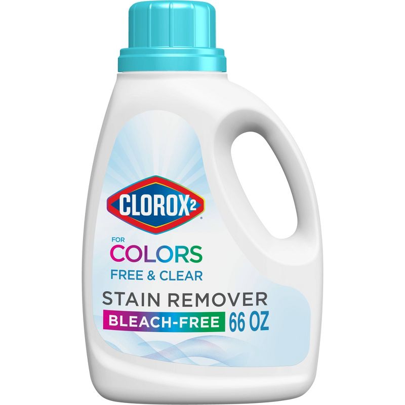 Clorox 2 for Colors - Free &#38; Clear Stain Remover and Color Brightener - 66oz, 1 of 13