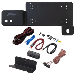 Stinger BRCOAMPBRKTD Amp Bracket - Driver Side With STXKBR8 Underseat Amplifier 8-gauge Wiring Kit Compatible With Ford Bronco - 1 of 4