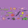 Girl's Design By Humans Funny sea creatures cartoon illustration By thefrogfactory T-Shirt - 2 of 3