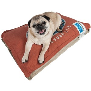 Touchdog Shock-Stitched Sporty Reversible Rectangular Ultra-Thick Dog Mat Bed - 1 of 4