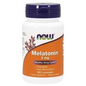 Melatonin 3mg by Now Foods  -  180 Lozenge - 1 of 2