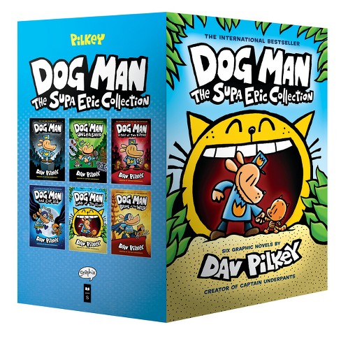Lot of 12 Dav Pilkey DOG MAN 1-10 + 2 Cat Kid Comic Graphic Novel HC