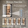 LED Bathroom Mirror,Gradient Front and Backlit,3 Colors Dimmable,IP54 Enhanced Anti-Fog,Hanging Plates Wall Mount Lighted Mirror-The Pop Home - 3 of 4