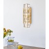 Elegant Lighting Valetta 12 inch LED linear wall sconce in gold - 2 of 4